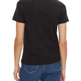 T-shirt a maniche corte Chenille nero