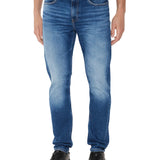 Jeans slim con 5 tasche Taper denim medio