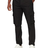 Pantalone cargo skinny washed nero