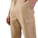 Pantalone cargo Twill beige