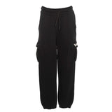 Pantalone tuta cargo nero