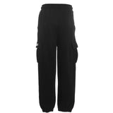 Pantalone tuta cargo nero