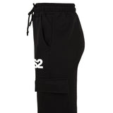 Pantalone da tuta cargo nero