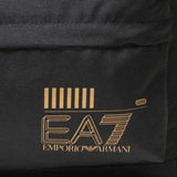 Zaino stampa logo nero/oro