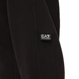 Pantalone jogger stampa logo laterale nero