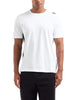 t-shirt-manica-corta-banda-logo-laterale-bianco