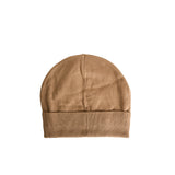 Cappello in maglia Beanie con logo beige