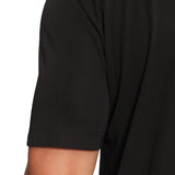 T-shirt manica corta logo patch sul petto nero