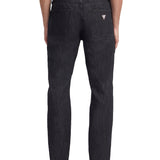 Jeans relaxed a vita media g18 black denim