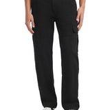 Pantalone chino cargo in cotone nero