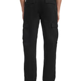 Pantalone chino cargo in cotone nero