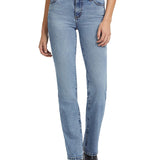 Jeans G08 mid rise straight denim medio