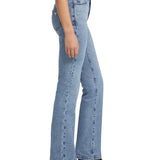 Jeans G08 mid rise straight denim medio