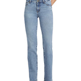 Jeans G08 mid rise straight denim medio