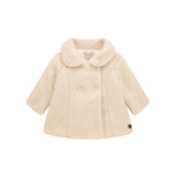 Cappotto doppiopetto crema