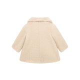 Cappotto doppiopetto crema