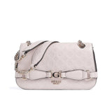 Borsa flap Arlena logo taupe