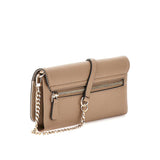 Borsa flap organizer Noelle taupe