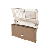 Borsa flap organizer Noelle taupe