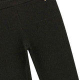 Leggings jacquard nero/oro