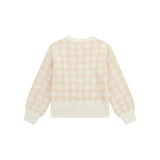 Maglione in maglia jacquard  logo 4G sabbia