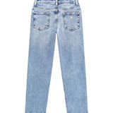 Jeans straight stretch denim chiaro