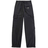 Pantalone jogging cargo logo cuore nero