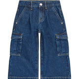 Jeans cargo stretch denim medio