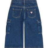 Jeans cargo stretch denim medio