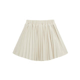 Minigonna  pleated beige