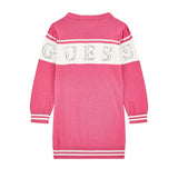 Abito manica lunga ballon sweater fucsia