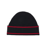 Cappello con logo ricamato nero