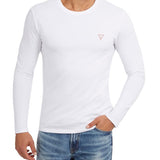 T-shirt manica lunga core jersey bianco