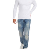 T-shirt manica lunga core jersey bianco