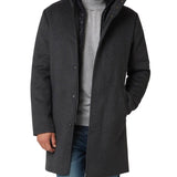 Cappotto misto lana grigio scuro