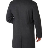 Cappotto misto lana grigio scuro