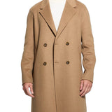 Cappotto doppio petto cammello