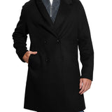 Cappotto doppio petto nero