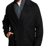 Cappotto doppio petto nero