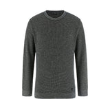 Maglione girocollo in misto lana grigio scuro