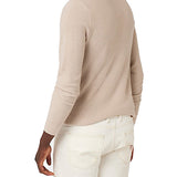 Maglione girocollo in misto lana beige