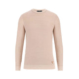 Maglione girocollo in misto lana beige