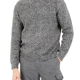 Maglione girocollo nero multi