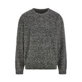 Maglione girocollo nero multi