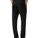 Pantalone tech stretch a vita media nero