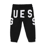 Pantalone jogger logo patch posteriore nero