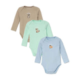 Set body tre pezzi neonato multicolor