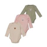 Set body tre pezzi neonata multicolor