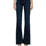 Jeans sexy flare denim scuro