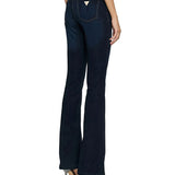 Jeans sexy flare denim scuro